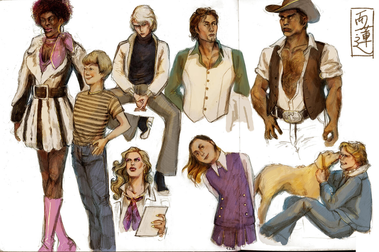 Tiger&Bunny - 70's concept pt 2